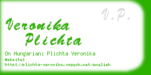 veronika plichta business card